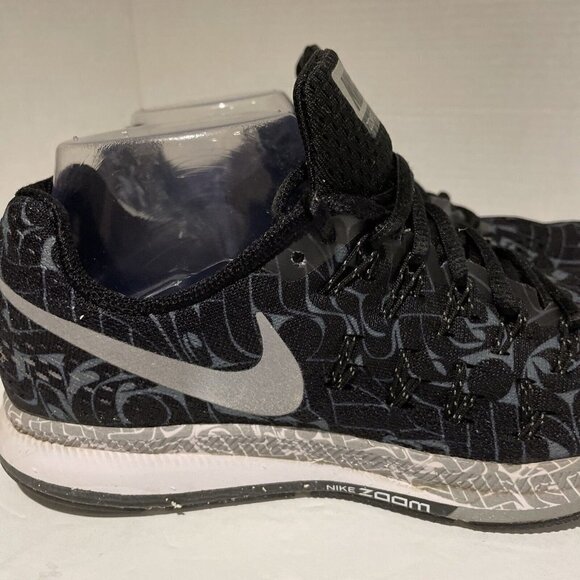 Nike Pegasus 33 Women's Size 8 Air Zoom Rostarr Running Shoes Black 859893-001 - Picture 2 of 14